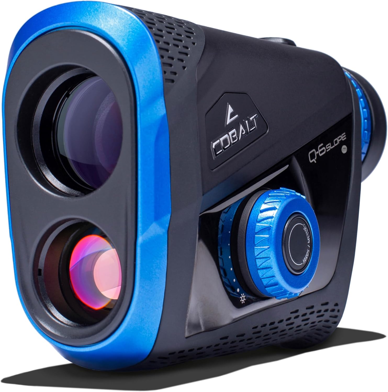 Cobalt Q-6 Golf Rangefinder – Slope or Non-Slope, Tournament Legal, Precision Laser Technology, 7X Magnification, 2,500-yd Range, Pin & Vibration Lock, Waterproof, with Premium Case