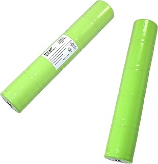 HQRP 2-Pack Battery Compatible with Empire FLBNCD4, Eveready 41B0N38AF001A, FNCSL20, Galls FL078, FL314, MFL078 Replacement Plus HQRP Coaster