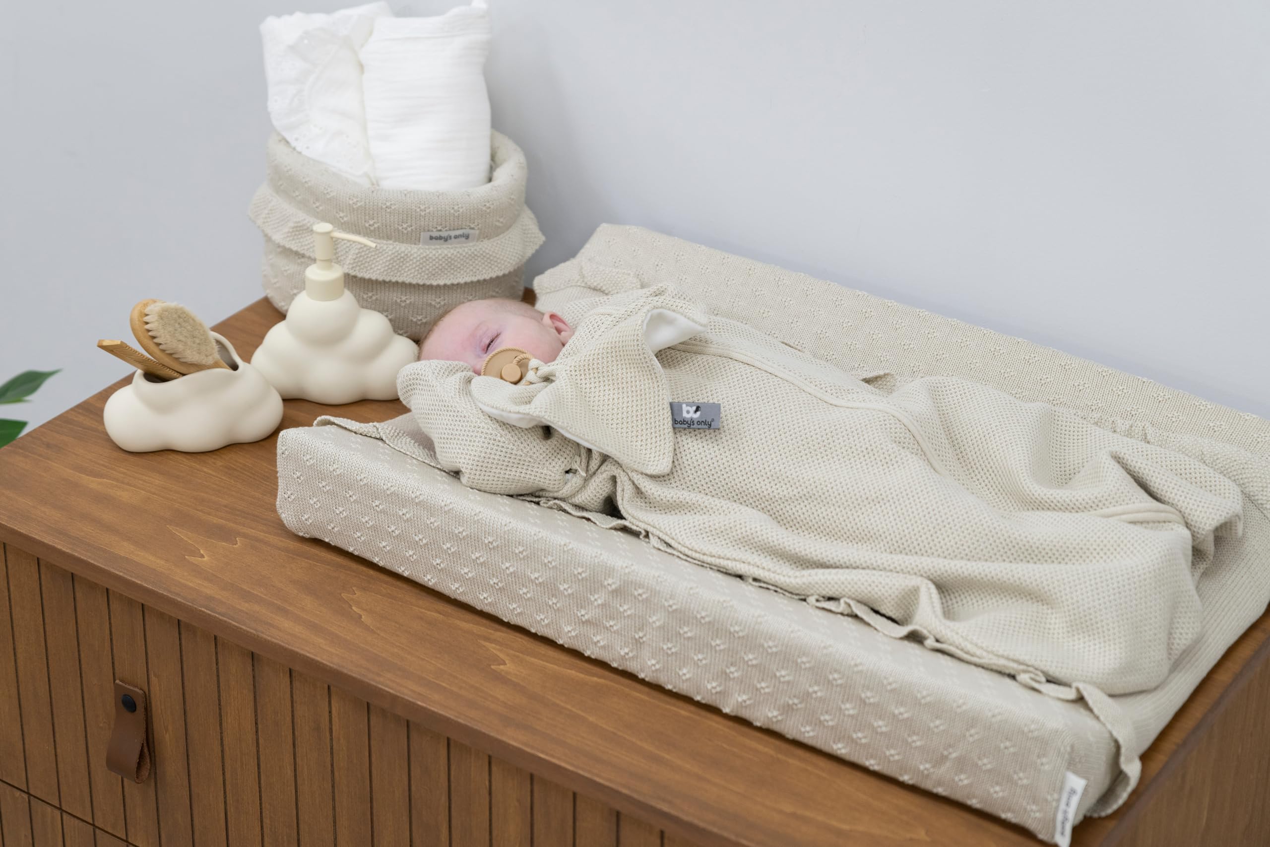 Baby's Only - House matelas à langer Mood - Warm Linen - 45x70 cm