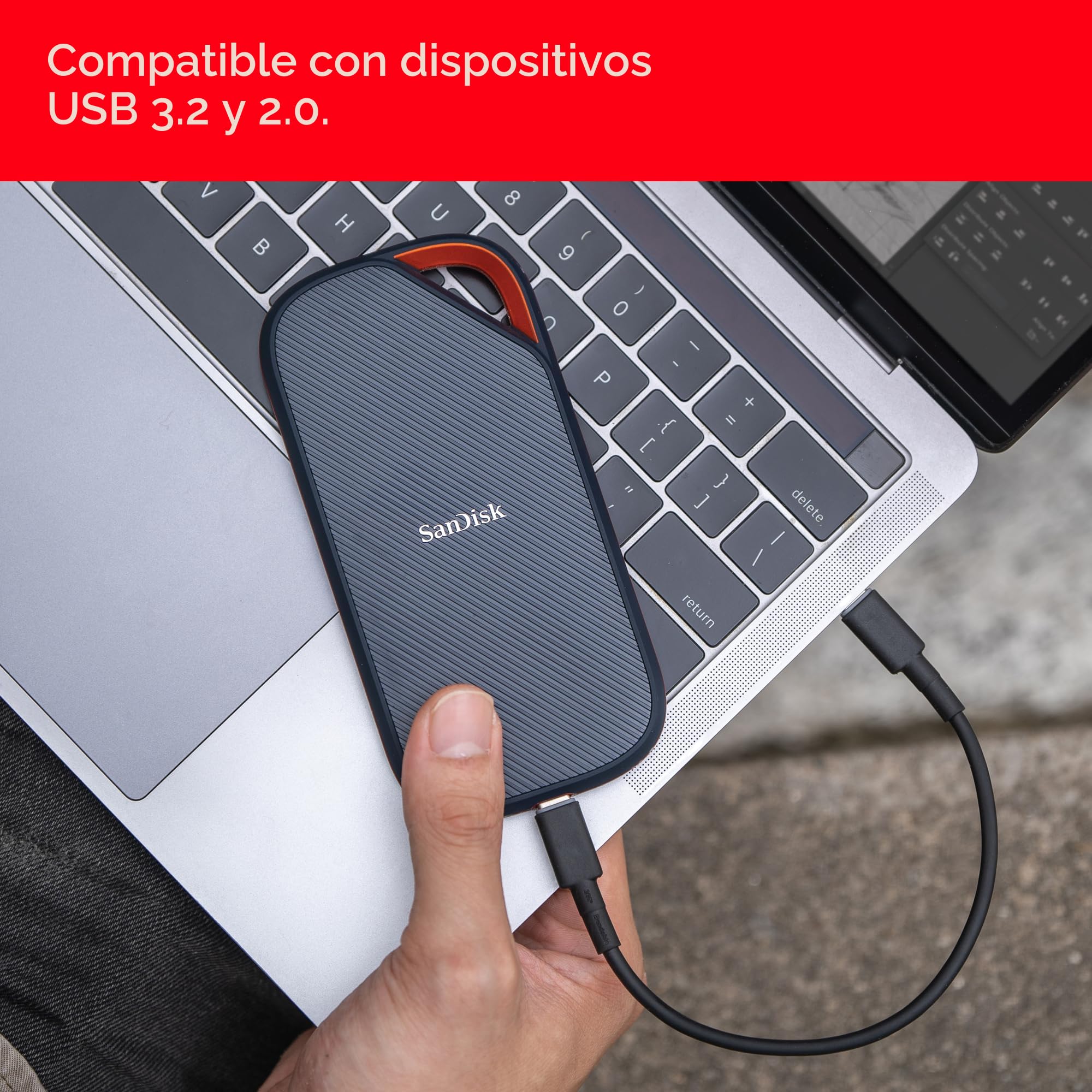 Amazon.com: SSD portátil SanDisk Extreme PRO de 4 TB con USB4