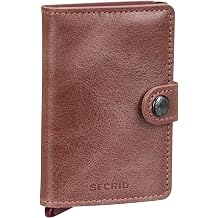 Secrid Mens Cardprotector Travel Accessory Envelope Card Holder, mauve, 66x102x21cm