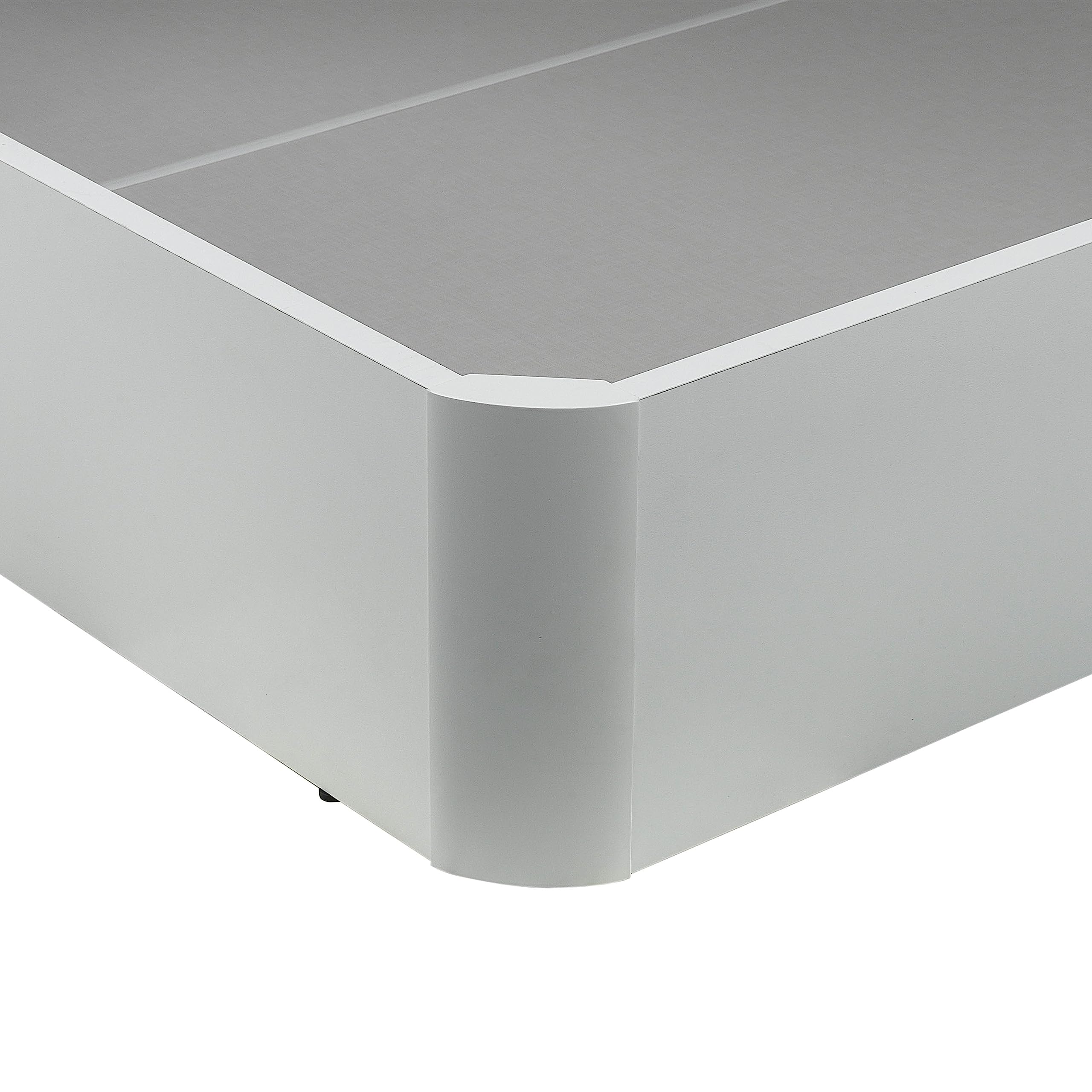 PIKOLIN Pack Colchón Wow, Muelles Ensacados 27cm + Canapé Abatible Blanco + 2 Almohadas Fibra con Entrega, Montaje Dentro del Domicilio y Retirada de Colchón y Base Usada Incluido, 135x190