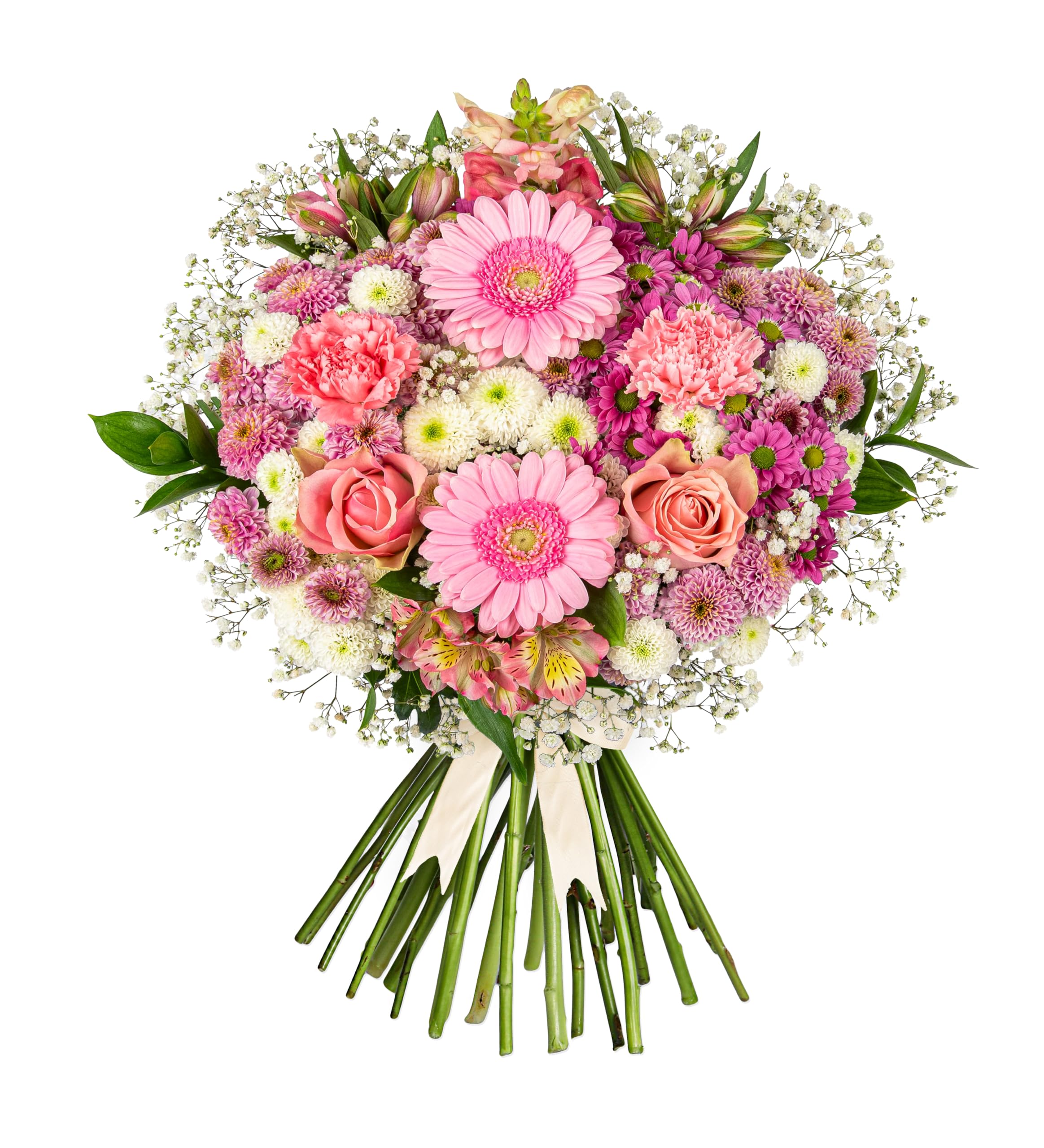 Rosé Serenade - Fresh Flowers - Birthday, Anniversary, Get Well, Thank You, Occasion Flower - Cut Floral Arrangement for Gifts, Weddings, Sympathy, Celebrations, Mothers day