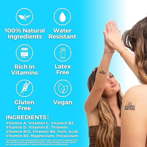 Miniatura 4 de Parches de golosinas para fiestas, paquete de 84 (tres paquetes de 28), despiértate renovado y energizado con nuestros ingredientes 100% naturales,