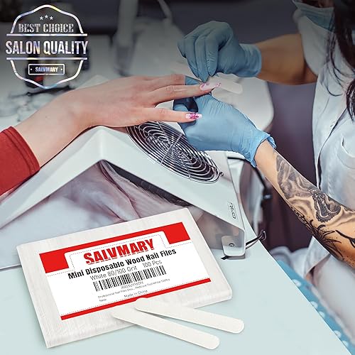 Miniatura 6 de Limas de uñas profesionales de doble cara Emery Board 80100 Grit para poligel acrílico extensión de uñas manicura pedicura herramienta blanco 100