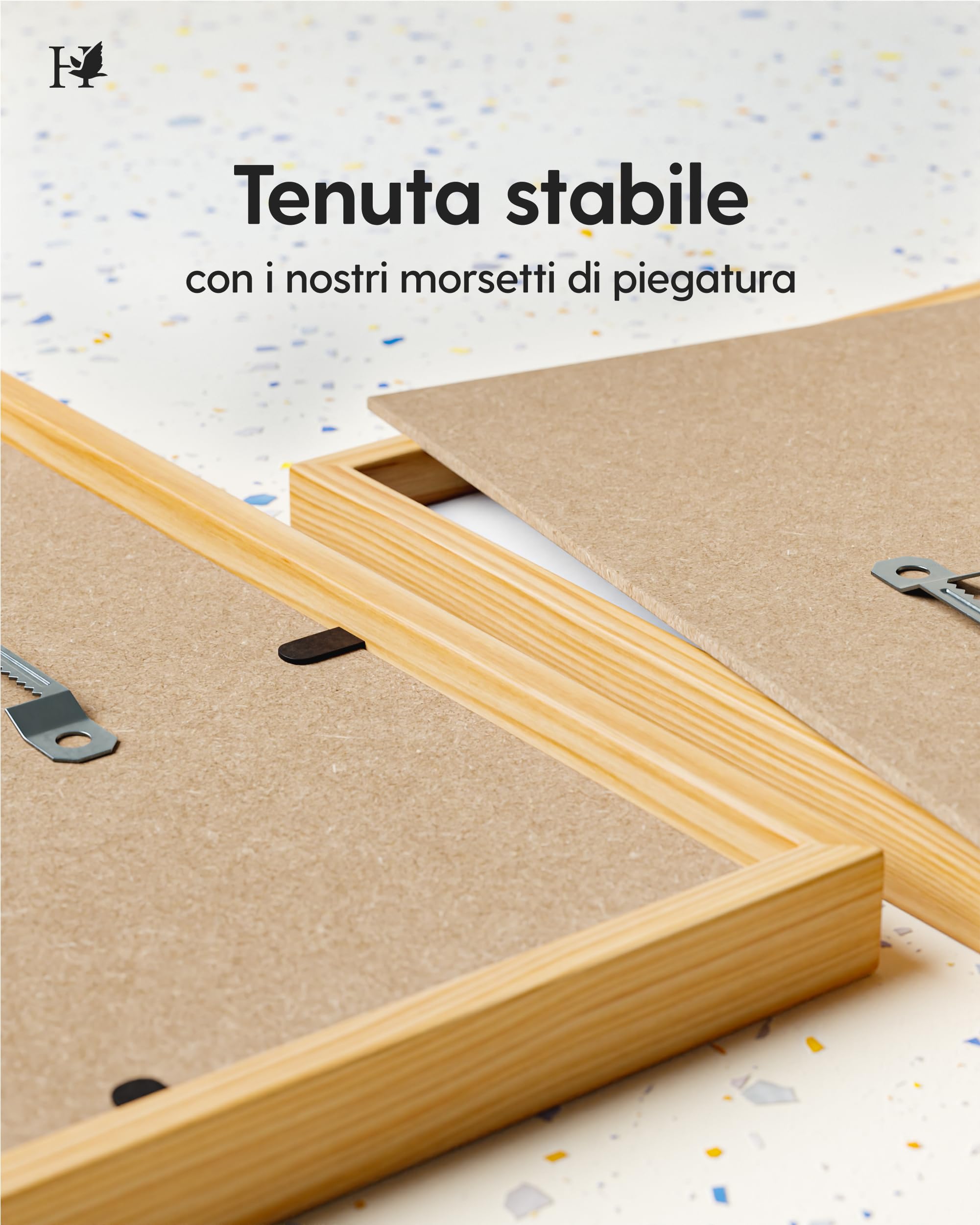 2 Cornici Legno Pino Naturale A4 21x30 Cm - Per Diplomi, Certificati O Poster - Design Scandinavo - Foto 6