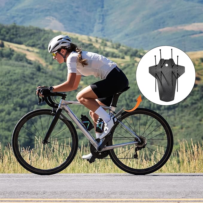 2 Sets Guardabarros MTB Delantero y Trasero Ajustable 29 Pulgadas miniatura 7