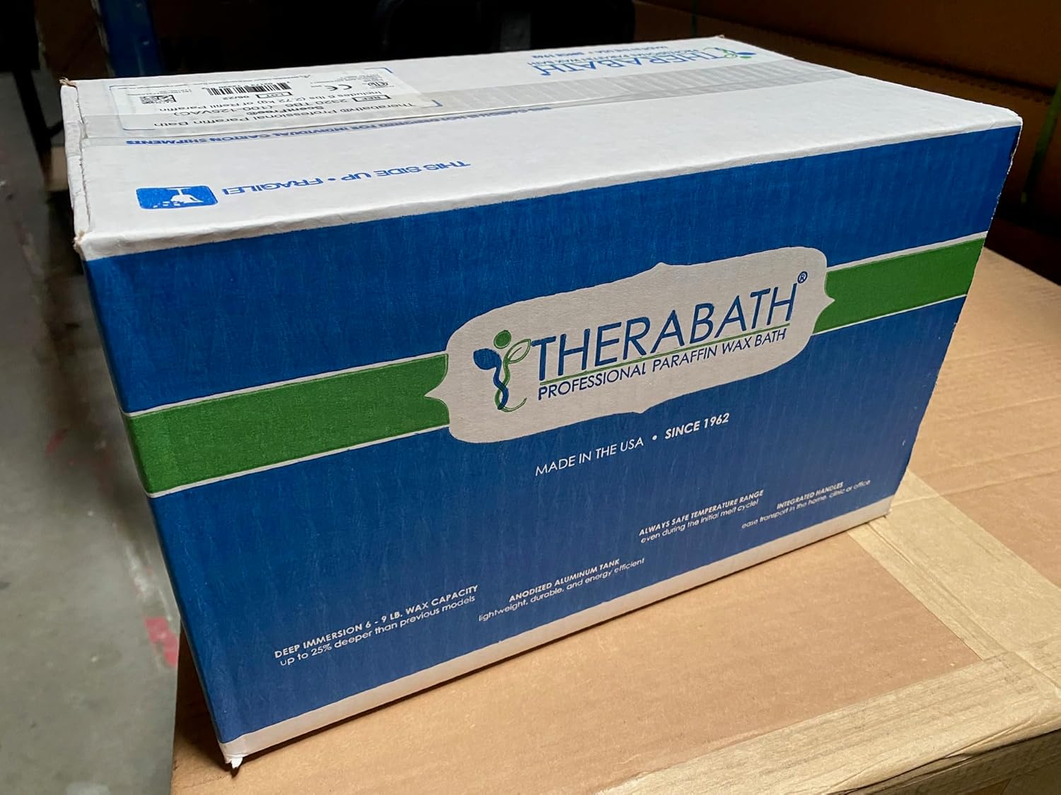 Therabath Professional Paraffin Wax Bath + Hand ComforKit ThermoTherapy Heat Professional Grade TB6 by WR Medical - 24lbs Vanilla Cupcake