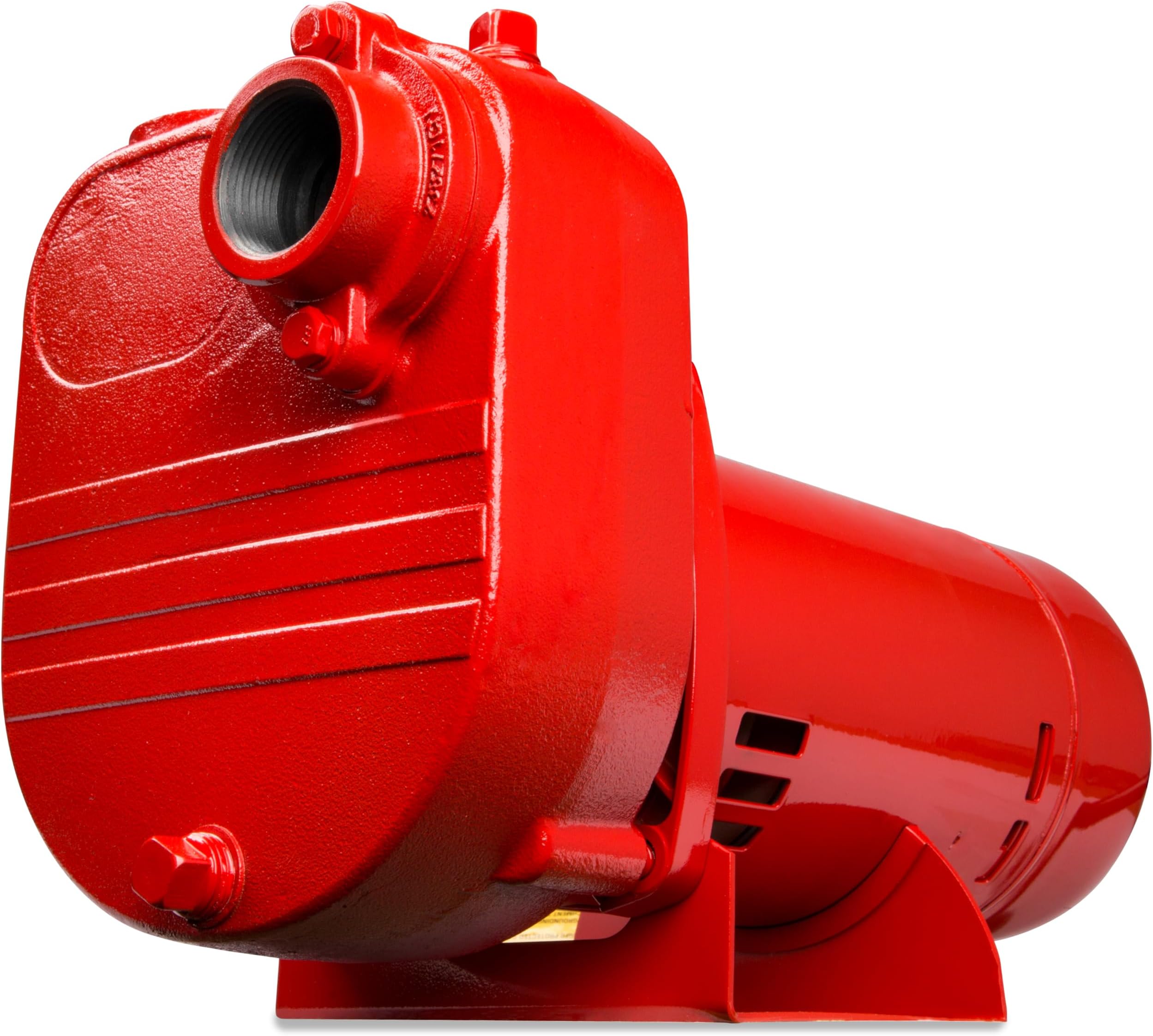 RL-S50 115/230 Volt, 1/2 HP, 2940 GPH Self Priming Cast Iron Surface Effluent Pump, Red, 621810