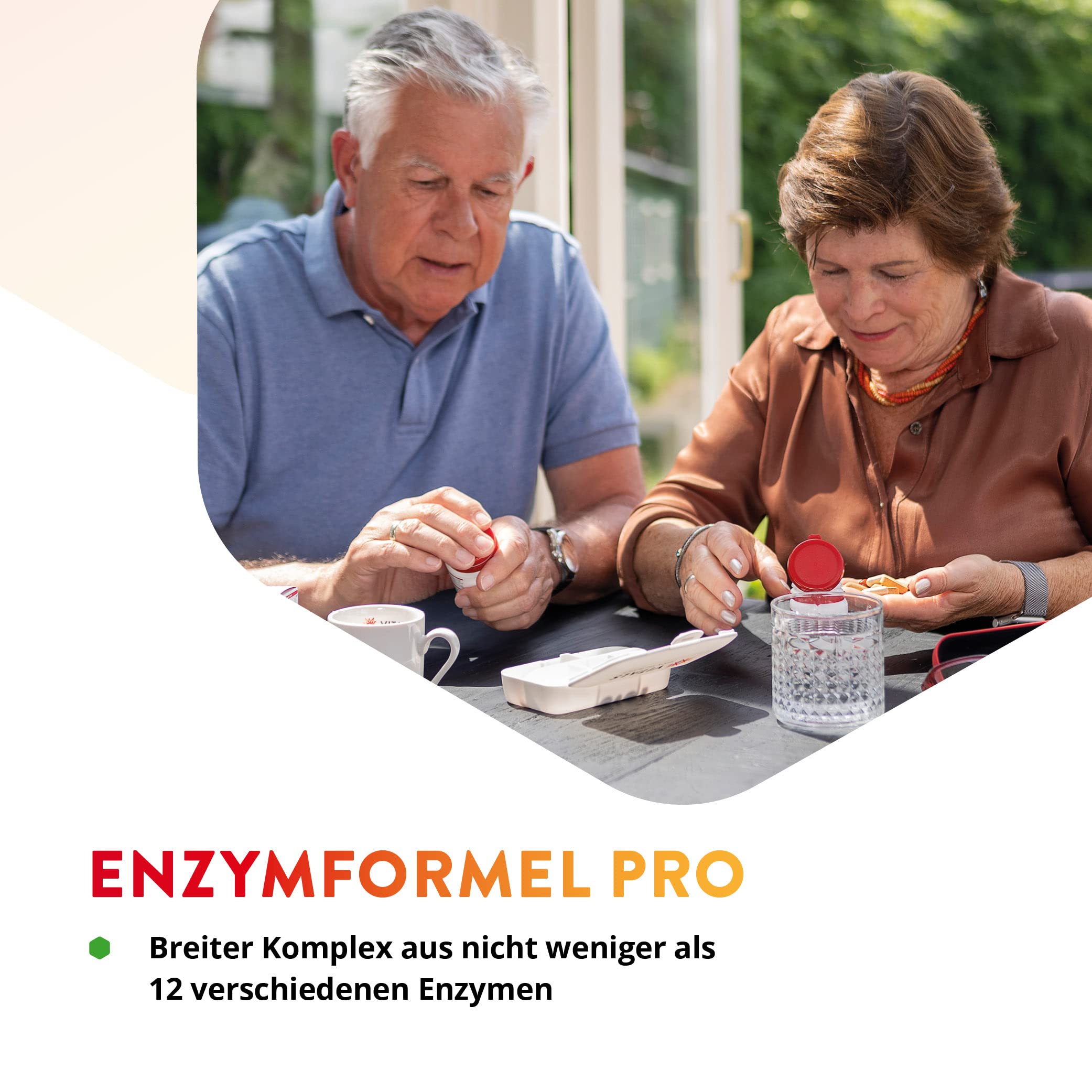 Vitals - Enzymformel Pro 90 Kapseln. Hohe Enzymaktivität in jeder Kapsel. 100% vegan.