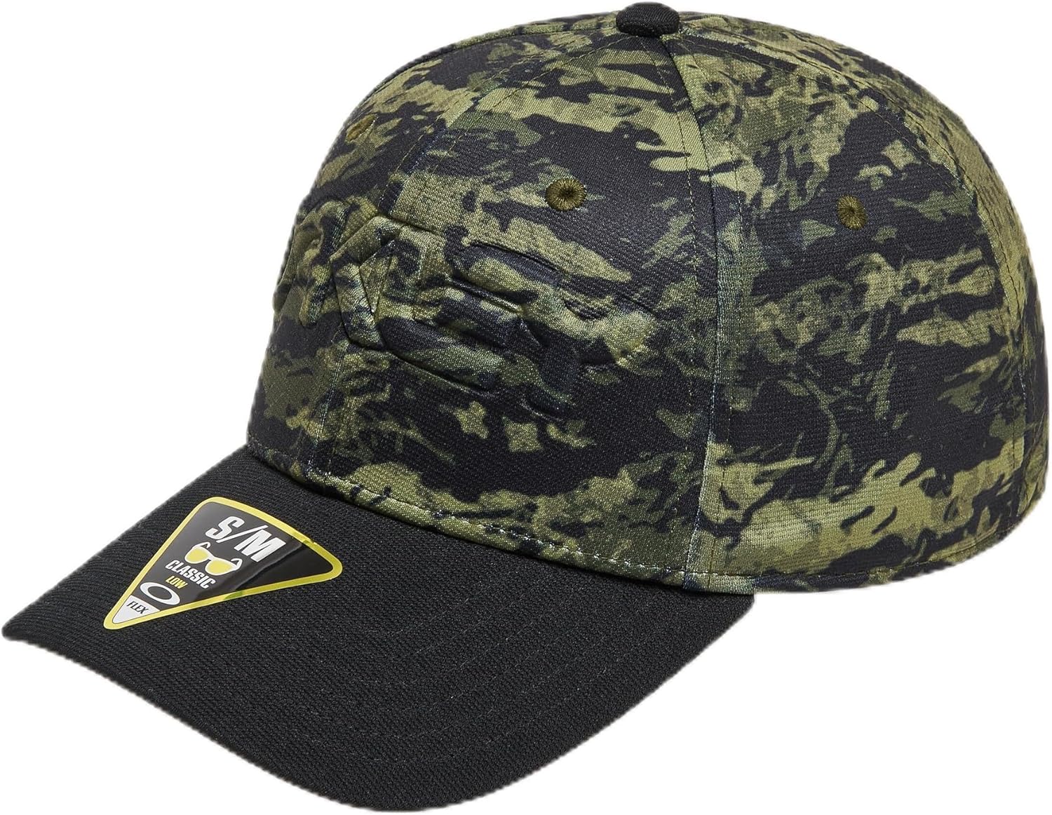 Oakley Mens 6 Panel Stretch Hat Embossed