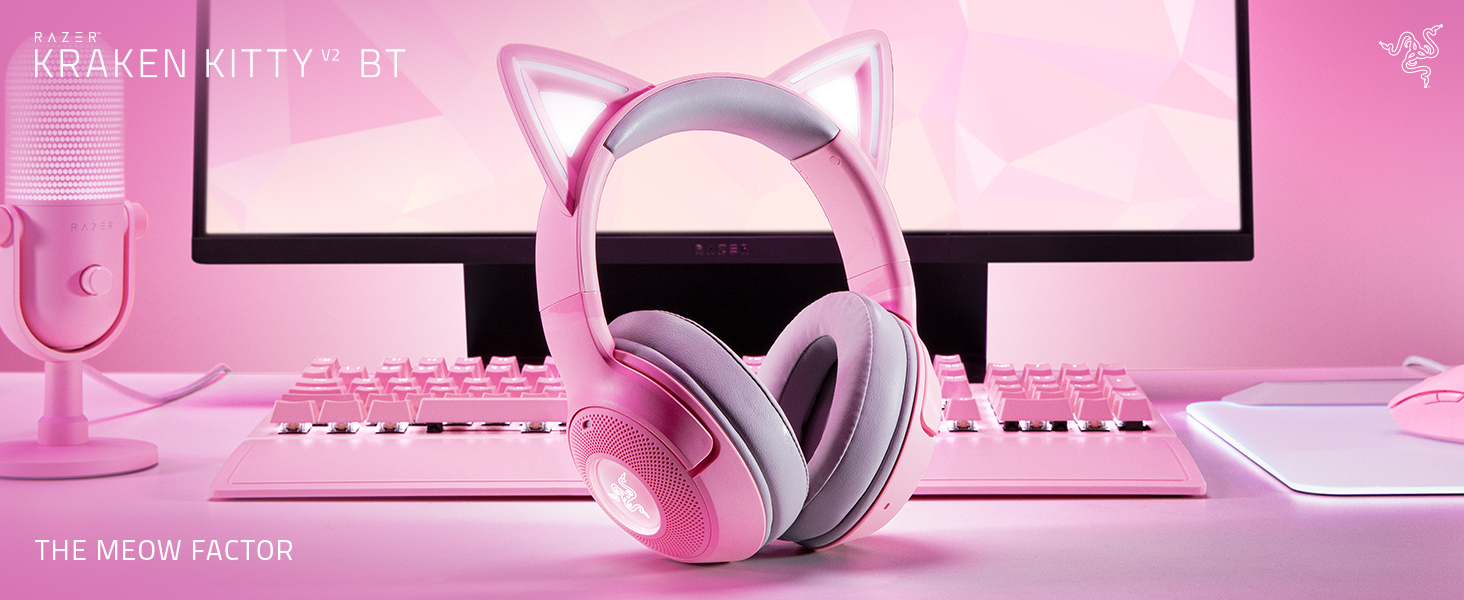 Amazon.com: Razer Kraken Kitty V2 BT Wireless RGB Headset