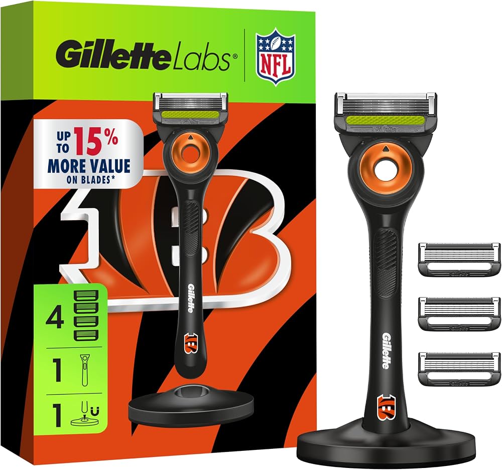 Amazon.com: Gillette Labs Special NFL Bengals Edition Shaving