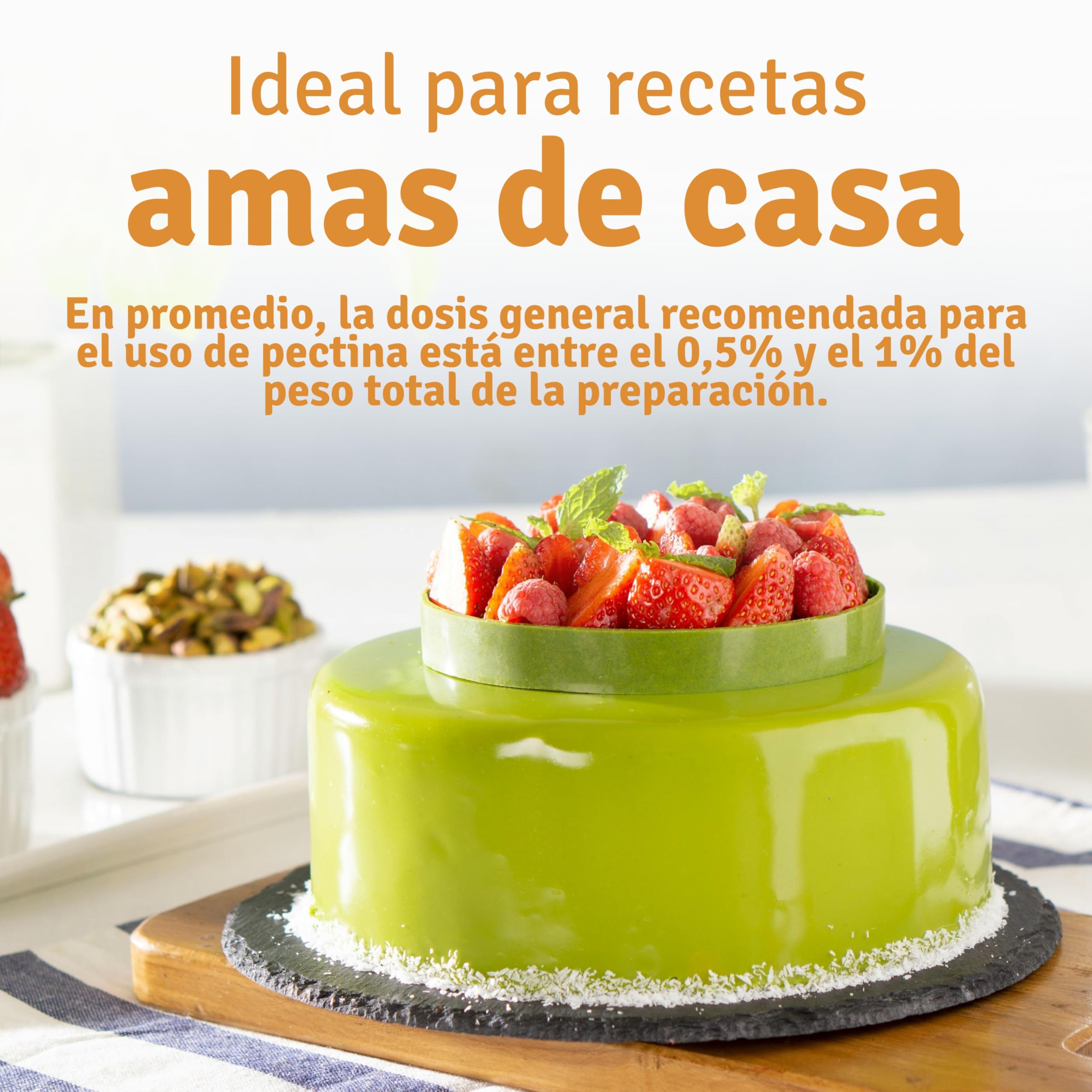 Mr.P Ingredients Pectina 250 g NH en Polvo Termorreversibles Ideal para Mermeladas Compotas de Frutas Confituras Chutney Jaleas de Frutas Vegano Vegetariano Sin Gluten Sin OGM Halal Kosher
