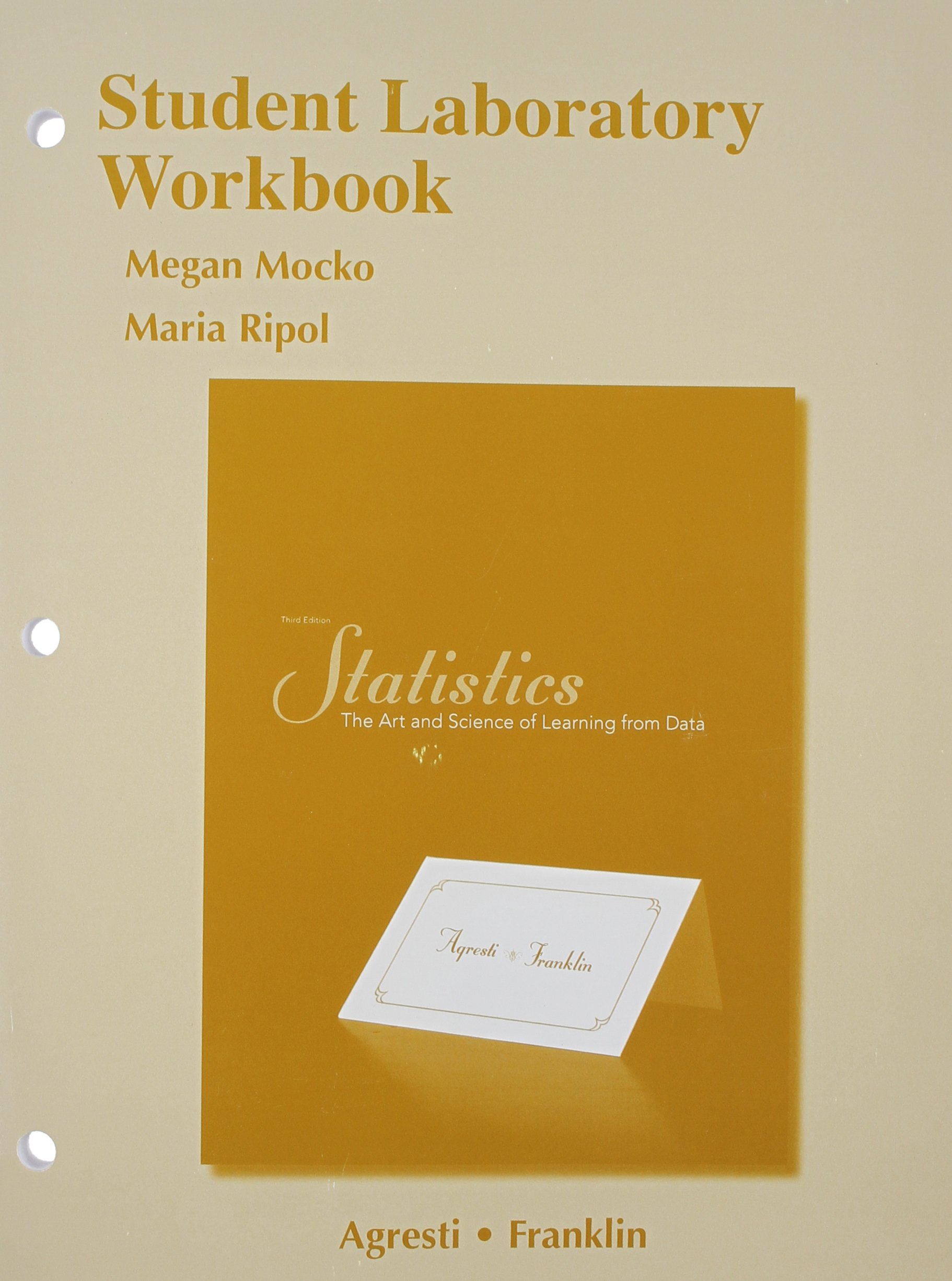Student Laboratory Workbook for Statistics: The Art and Science of Learning from Data