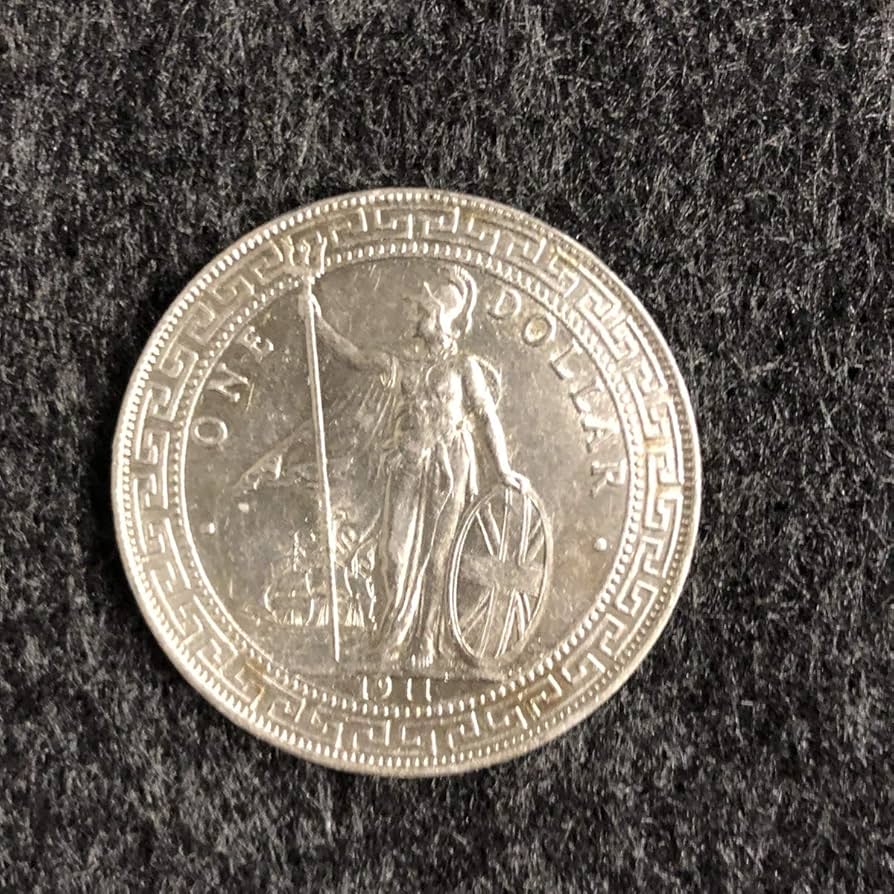 1899 ONE DOLLAR コイン　貿易銀　1ドル銀貨　壹圓　イギリス　香港 Yahoo!オークション - 1899年 香港 イギリス 貿易銀 壹圓 銀貨