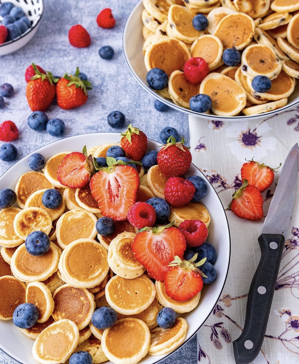 RUF Crêpes-Teig, Großpackung, Backmischung für Crêpes oder Pfannkuchen, einfache Zubereitung mit Wasser, für Großküchen, Hotels und Restaurants, 2500g (Packung mit 3)
