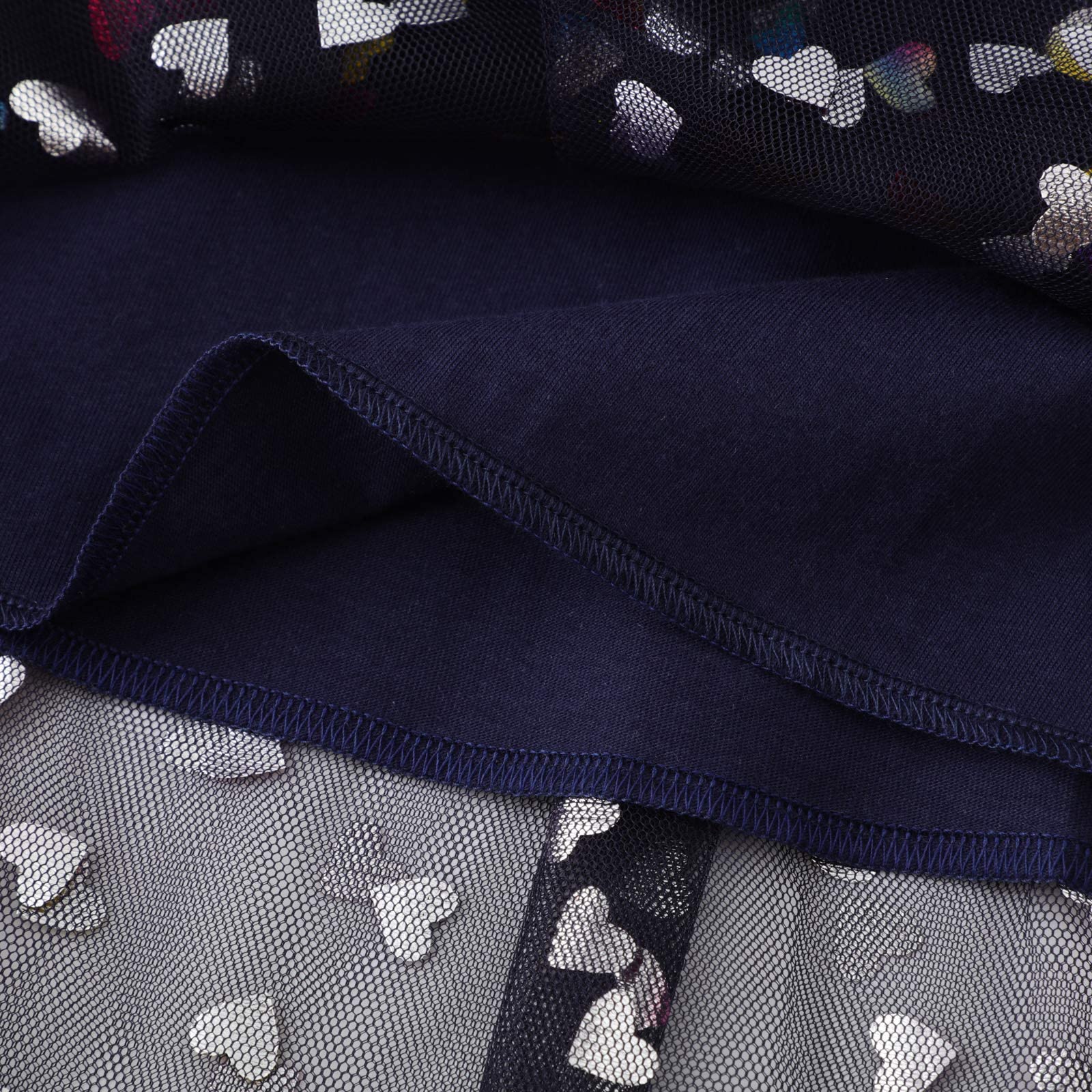 Vestido Niña Unicornio Algodón Lentejuelas Tul Cuello Redondo Vestidos Princesa Fiesta Verano Talla 2-7 Años