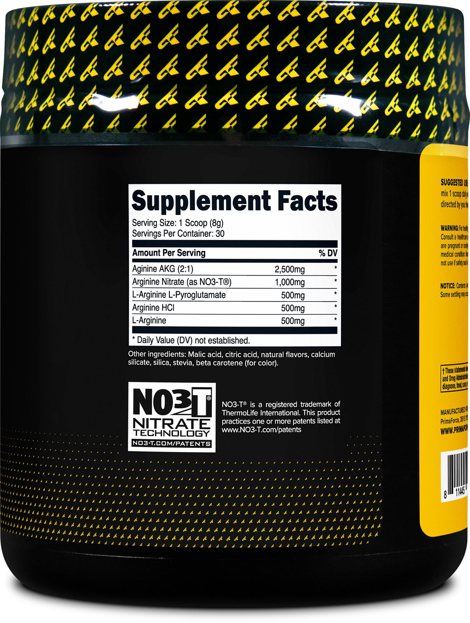 PrimaForce L-Arginine Complex Powder (Peach Mango) 8g Per Serving, 30 Serv — Amazon image 4
