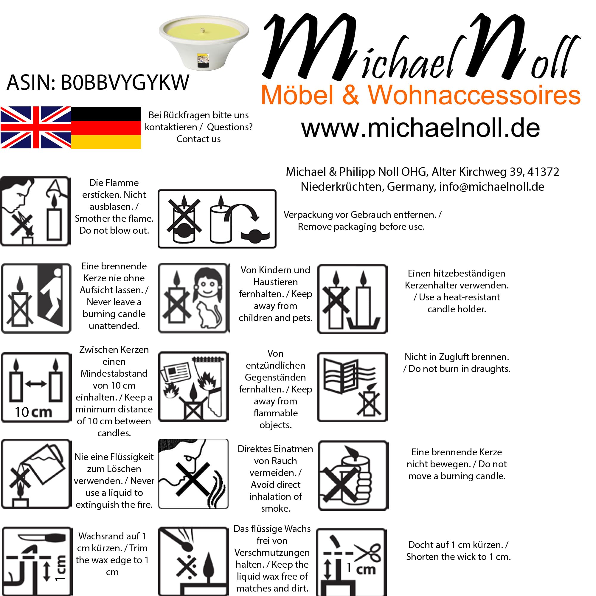 Flammschalen Lemon Breeze Citronella für draußen 4 Stück - Outdoor-Kerzen Terracotta - Für deinen Garten - Feuerschalen im 4er Set - weniger Stiche durch Mücken - 9h Brenndauer - 18x18x7,5 cm