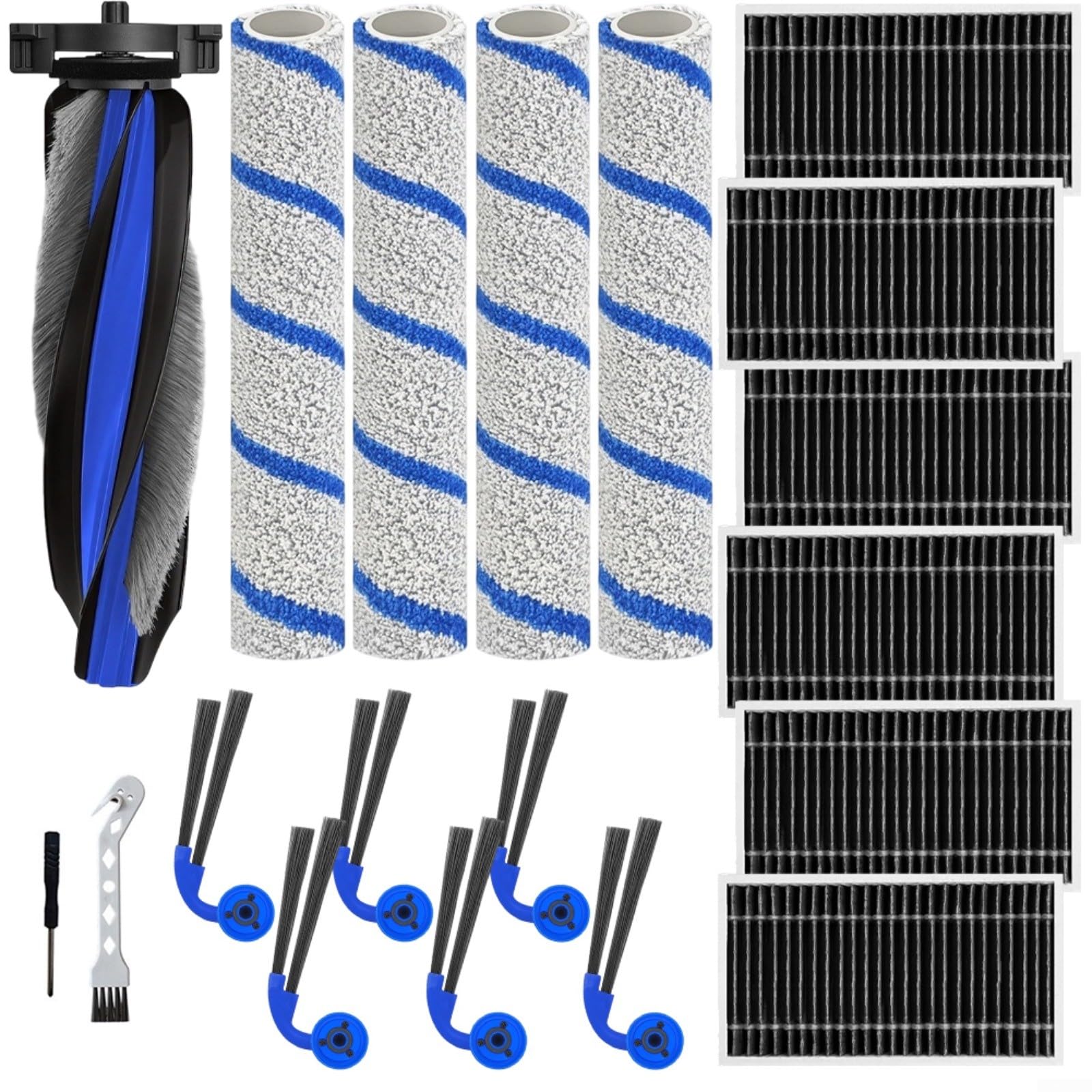 Repuestos Ecovacs Deebot T90 Pro para evitar enredos de pelo con filtros y paño