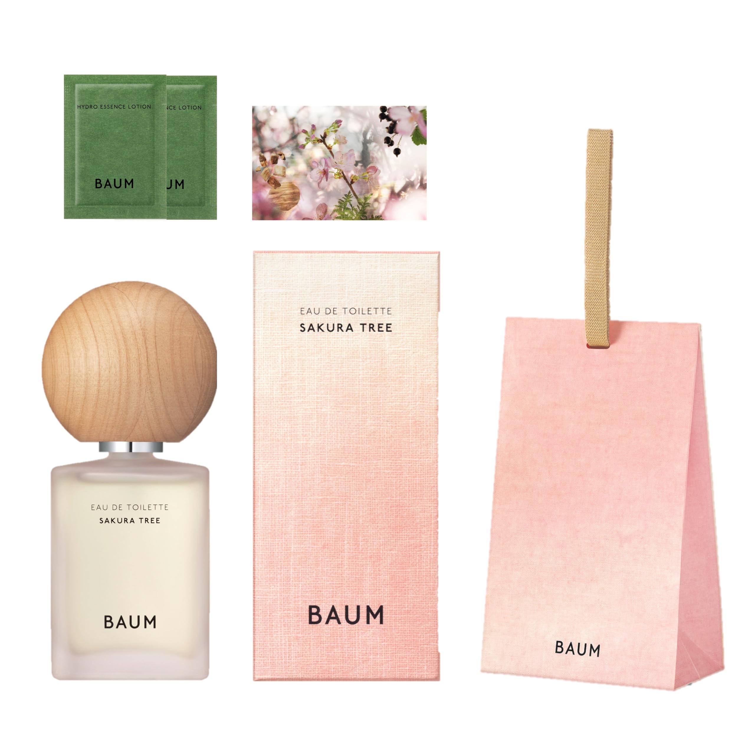 BAUM SAKURA TREE サクラツリー オードトワレ 60ml 2026.1.15 さくらの蕾がほころぶ瞬間の、樹木の息吹を感じる香り。数量