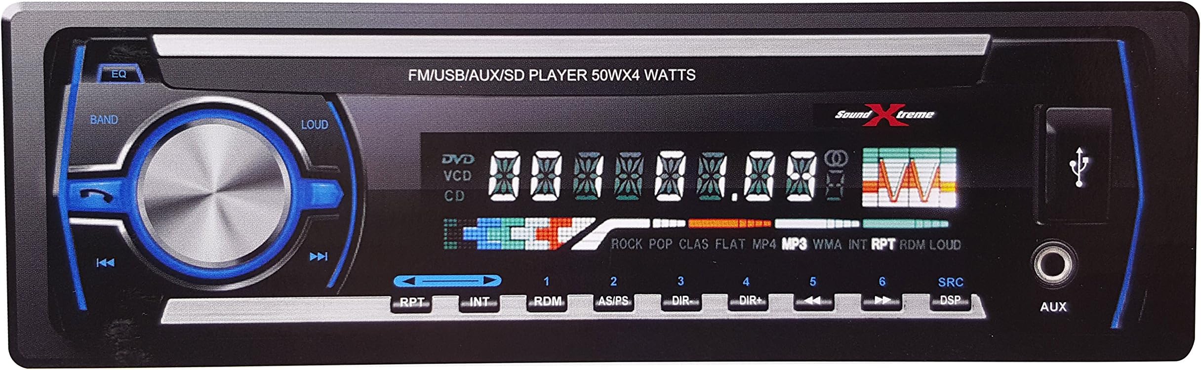 ST-915 in-Dash Digital Media Receiver with Bluetooth and FM/USB/AUX/SD