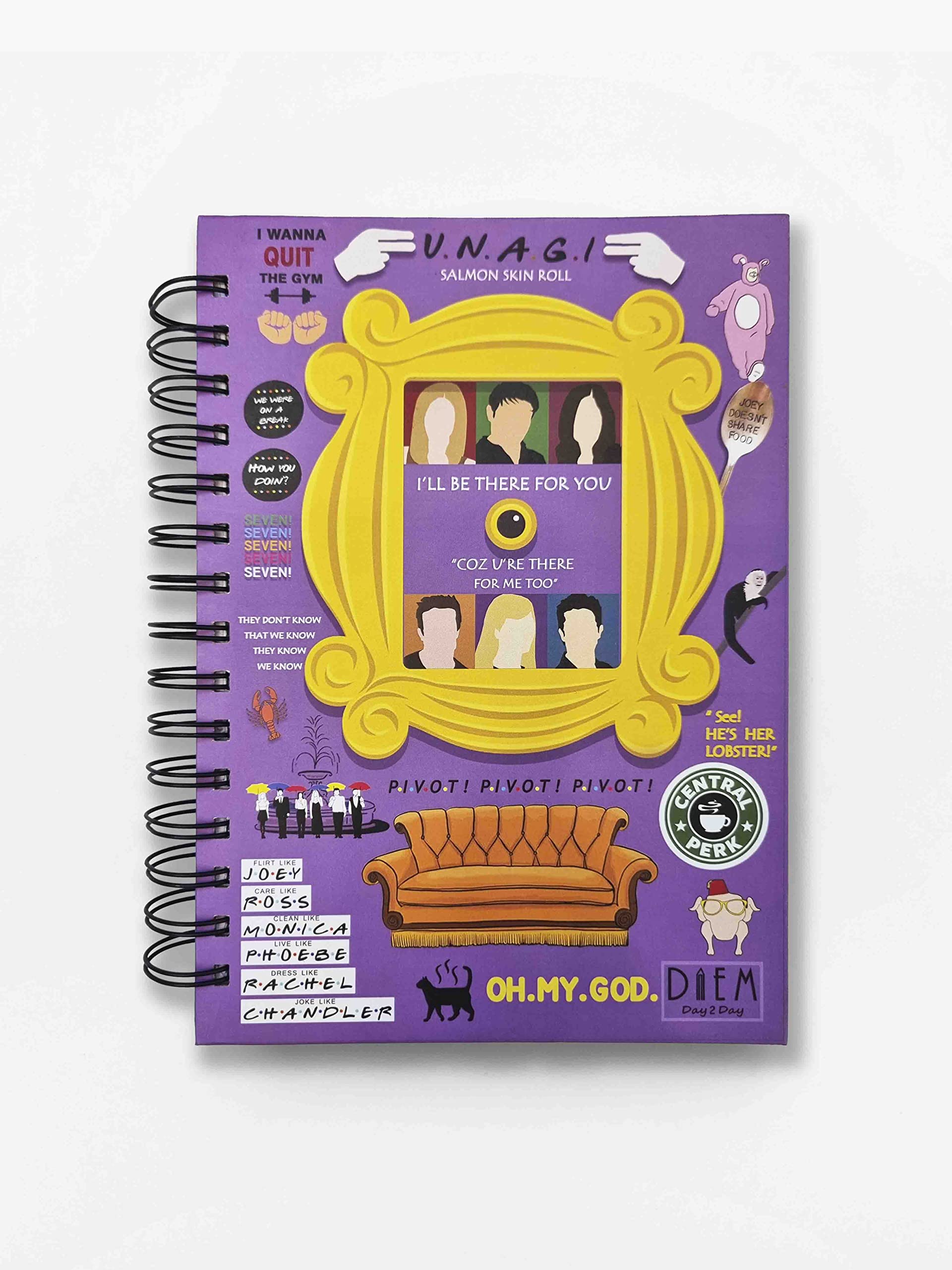 Diem Day2Day F.R.I.E.N.D.S - Collage Diary (Ruled Sheets) - 280