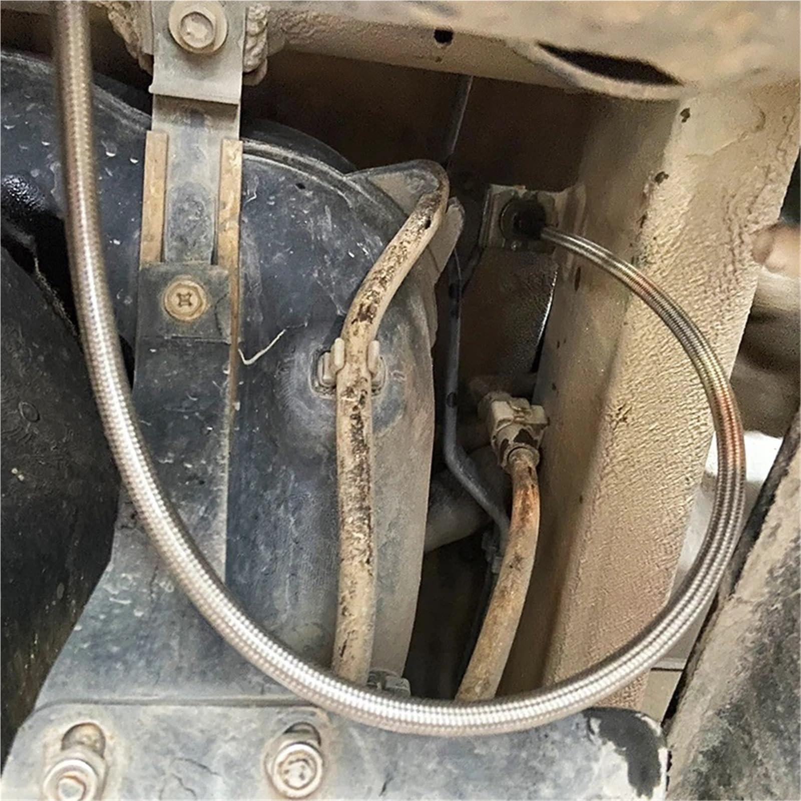 rura hamulcowa Pasuje do Suzuki Jimny JB74W JB64 2019-2025 Wydłużony stalowy przewód hamulcowy 2-3 cale Zestaw do podnoszenia zawieszenia terenowego(For 4 inches)