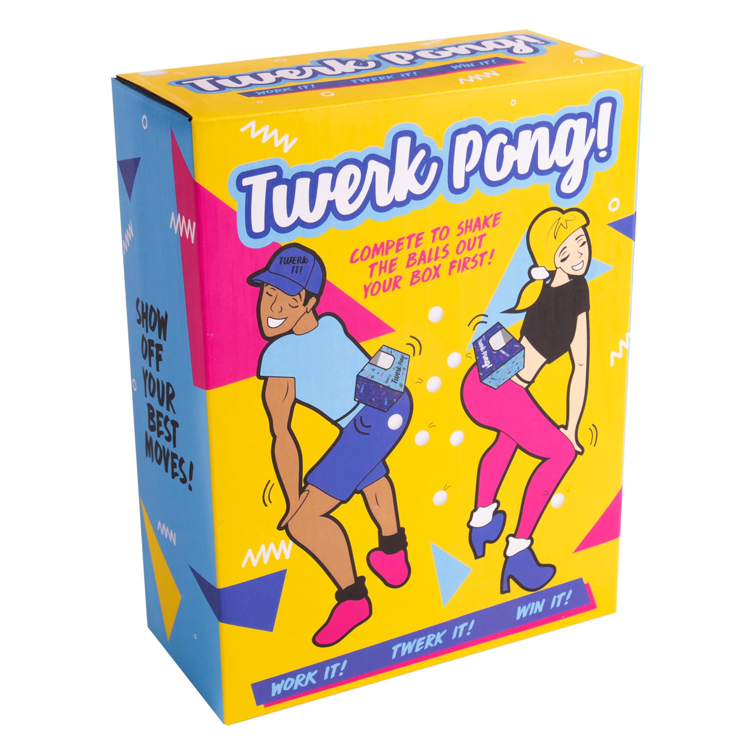 Fizz Creations Twerk Pong El original y divertido juego de fiesta para que tu trasero se agite Juegos familiares. Compite con amigos. Divertidos juegos novedosos. Grandes juegos de despedida de