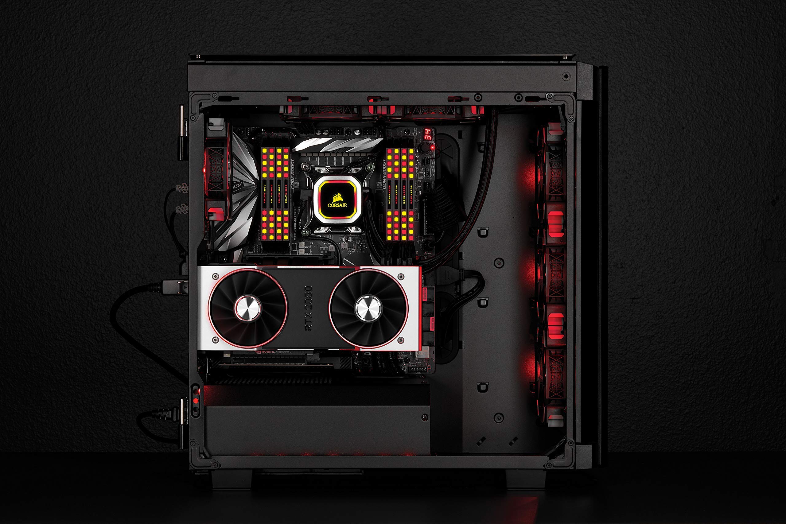 Corsair CMT16GX4M2Z3200C16 Dominator Platinum Kit di Memoria per Desktop a Elevate Prestazioni, DDR4 16 GB, 3200 MHz, 2 x 8 GB, Nero