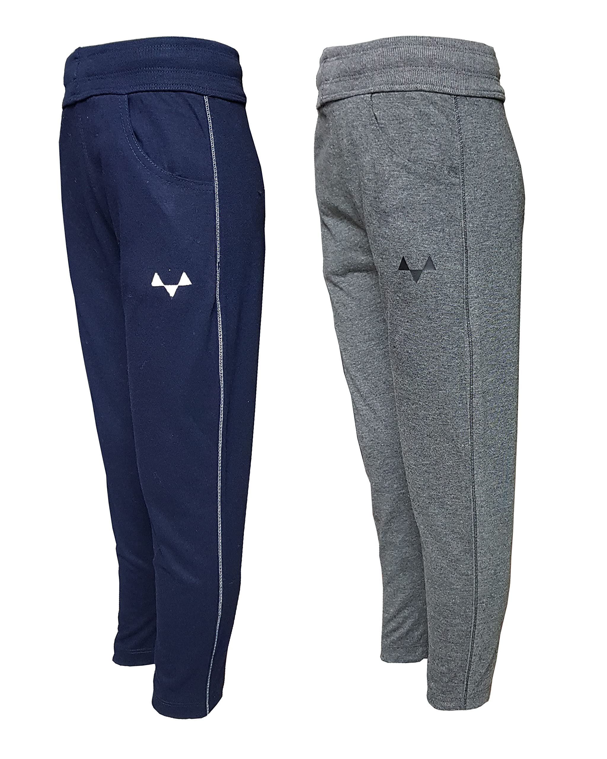Sam & Rash Boys Cotton Pajama Pants, Kids Trackpants (Pack of 2) (in, Age, 11 Years, 12 Years, Regular, Blue-Melenge) - Image 3 thumbnail