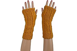 Yellow Fingerless Gloves for Women: Warm, Stylish, Perfect for Fall