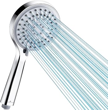 Magichome Powerful Shower Head with 5 Spray Modes for Low Pressure | Universal High Pressure Handheld Showerhead, Boosts Water Flow for Bathrooms, Easy Installation