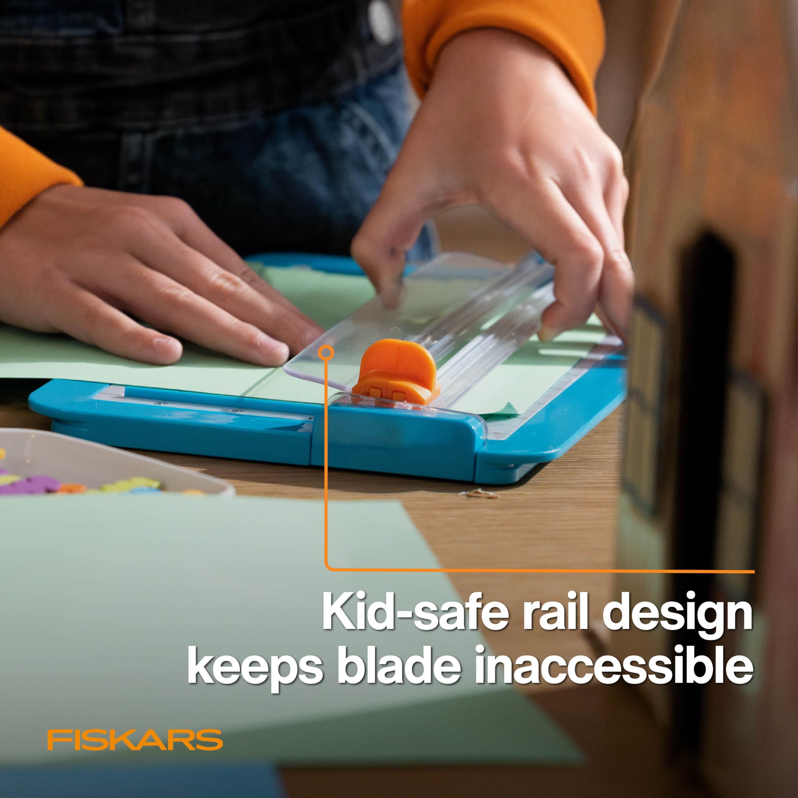 Kids Paper Trimmer - Easy Cutting for Crafts -4