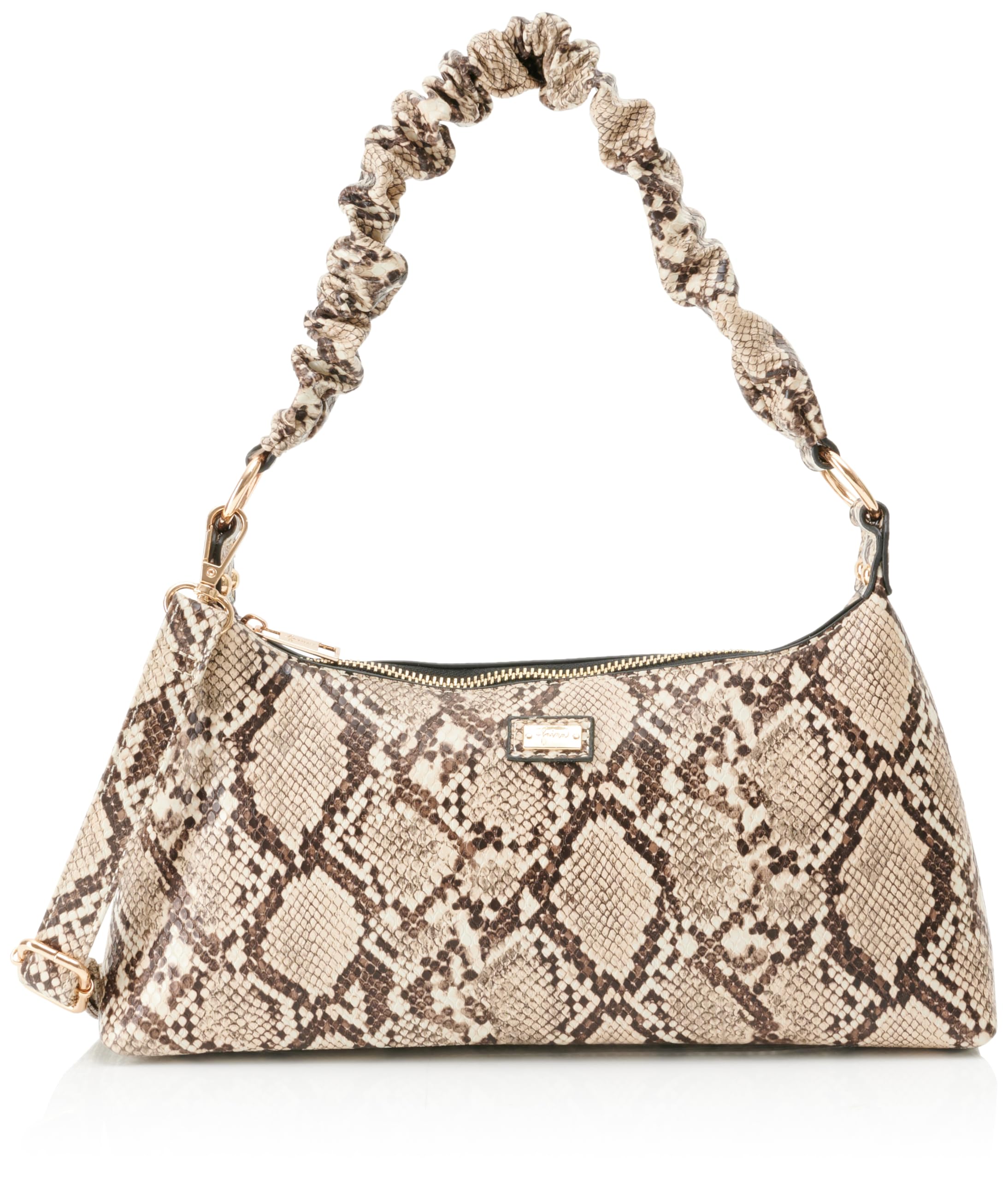 ZITHA Women's Shoulder Bag, Beige Multicolour, One Size