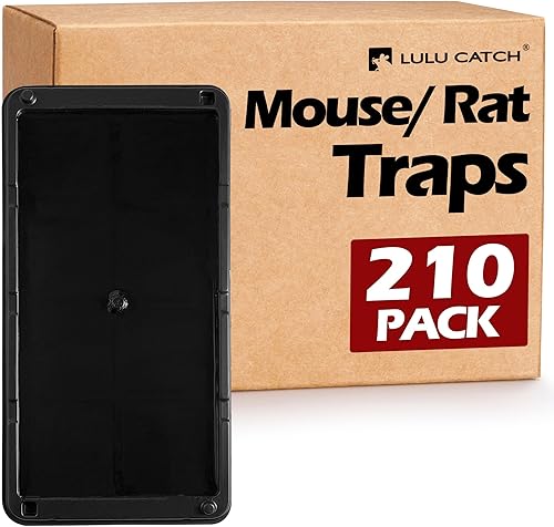 Miniatura 20 de Trampas para Ratones LULUCATCH 14 Pack, Trampas para Ratones de Alta Resistencia para Interiores para el Hogar, Trampa para Ratas para Ratones
