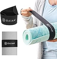 Gaiam Yoga Mat Slap Band Strap - Secure Rolled Mat with One Snap, Durable Holder for Easy Carry & Storage