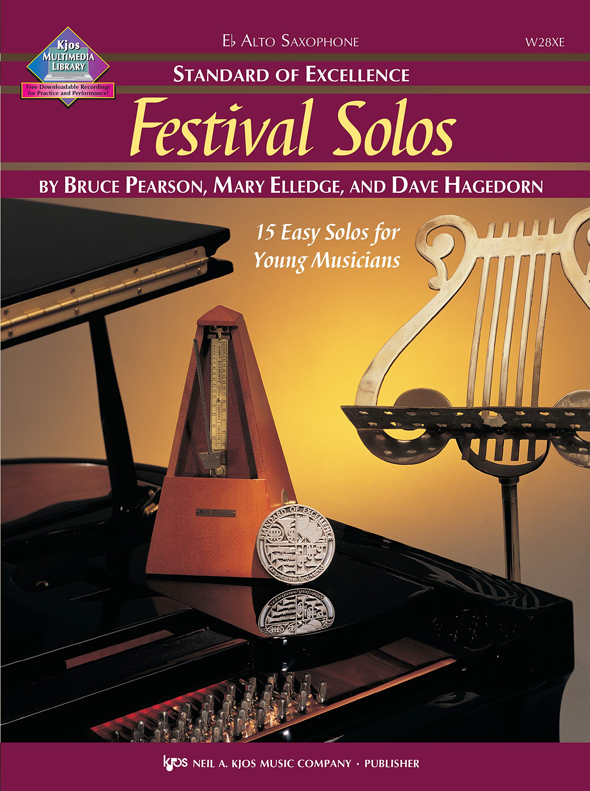 W28XE - Standard of Excellence - Festival Solos Book/CD - Alto Saxophone (Book & Cd Package)