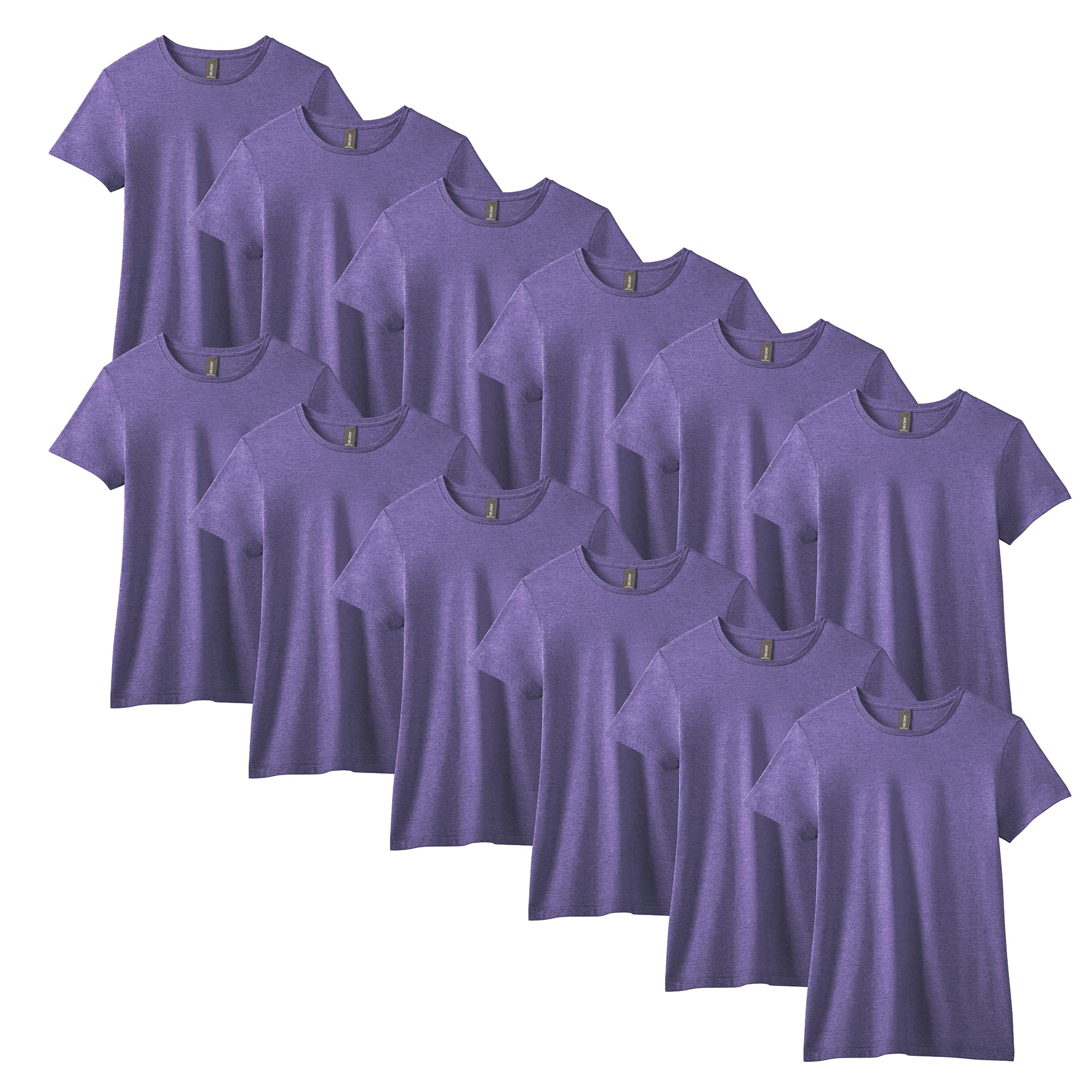 Gildan Womens Softstyle Cotton T-Shirt, Style G64000l, Multipack