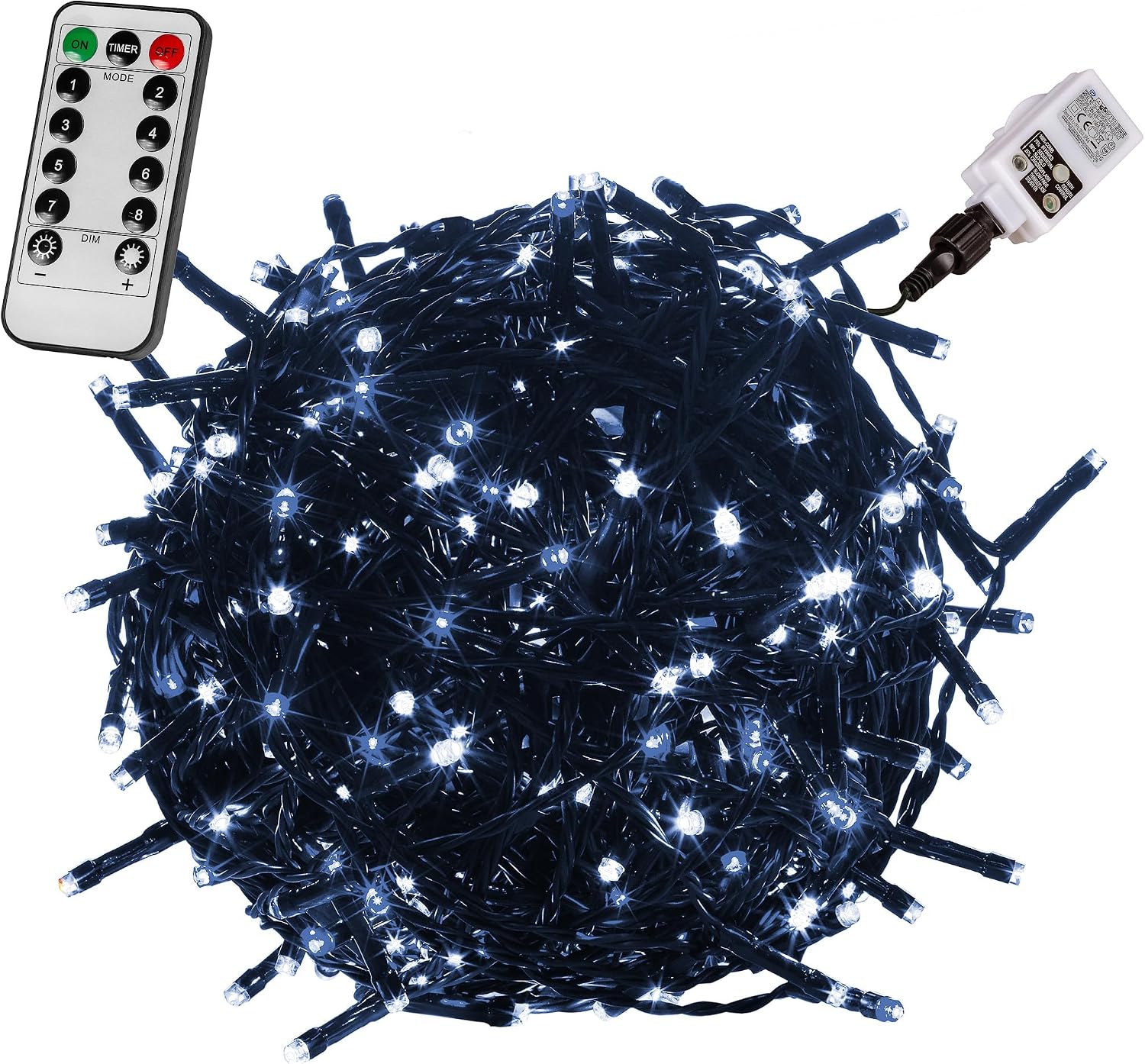 Catena luminosa per interni/esterni, con 120 LED
