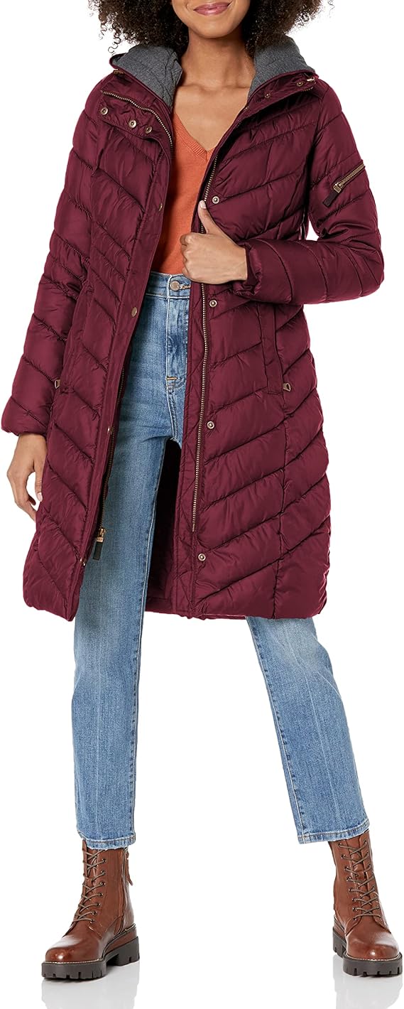 andrew marc odessa slim puffer jacket