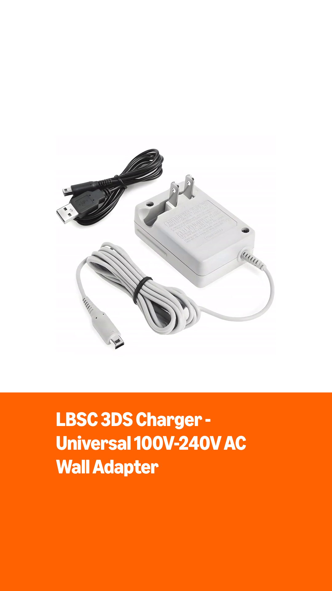 Amazon.com: LBSC 3DS Charger - Compatible with Nintendo 3DS, 3DS