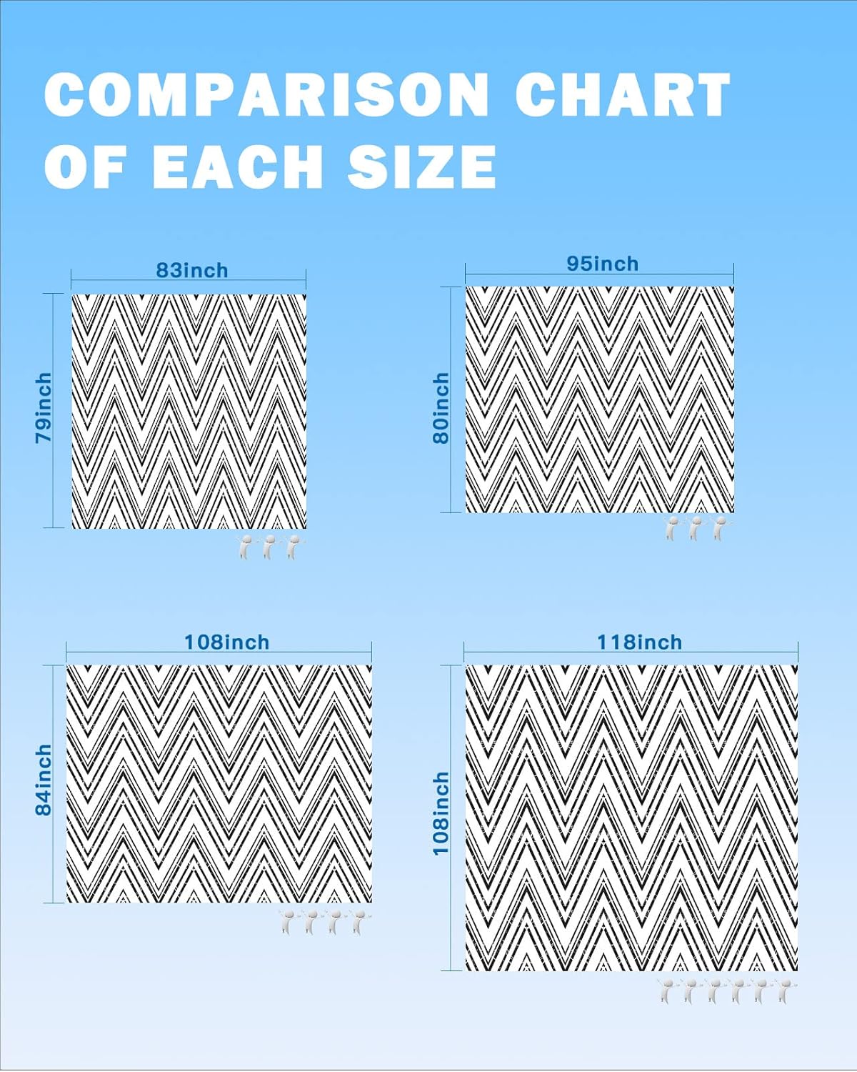 Abstract Geometric Ripple Beach Blanket Waterproof Sandproof Outdoor Picnic Mat 108"x84" Black and White Lightweight Large Beaach Blankets with 4 Stake & 4 Corner Pockets