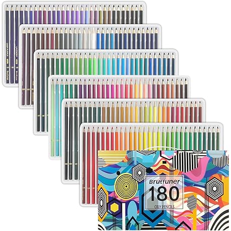 Brutfuner Colored Pencils 180: Unleash Your Creativity with Vibrant Hues