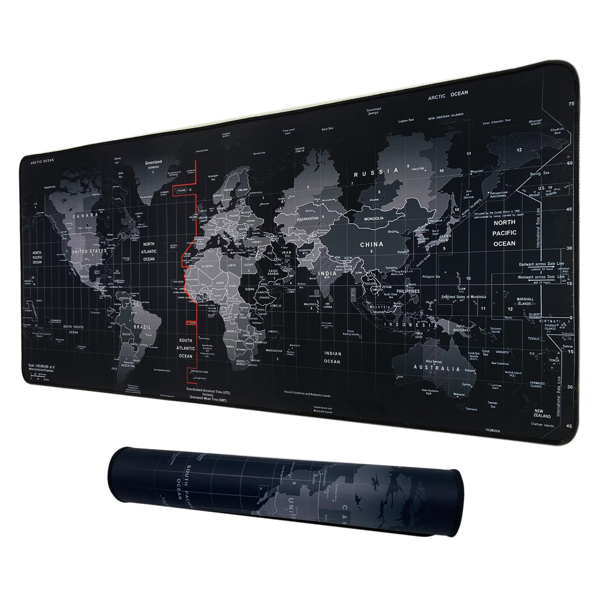 Professional Large Mouse Pad,31.5 x 11.8 in Extended Gaming Mouse Pad,Smooth Lycra Fabric,Non-Slip Rubber Base,Precision Stitched Edges, for Work,Gaming,Writting & Home-80x30 Dtcmh