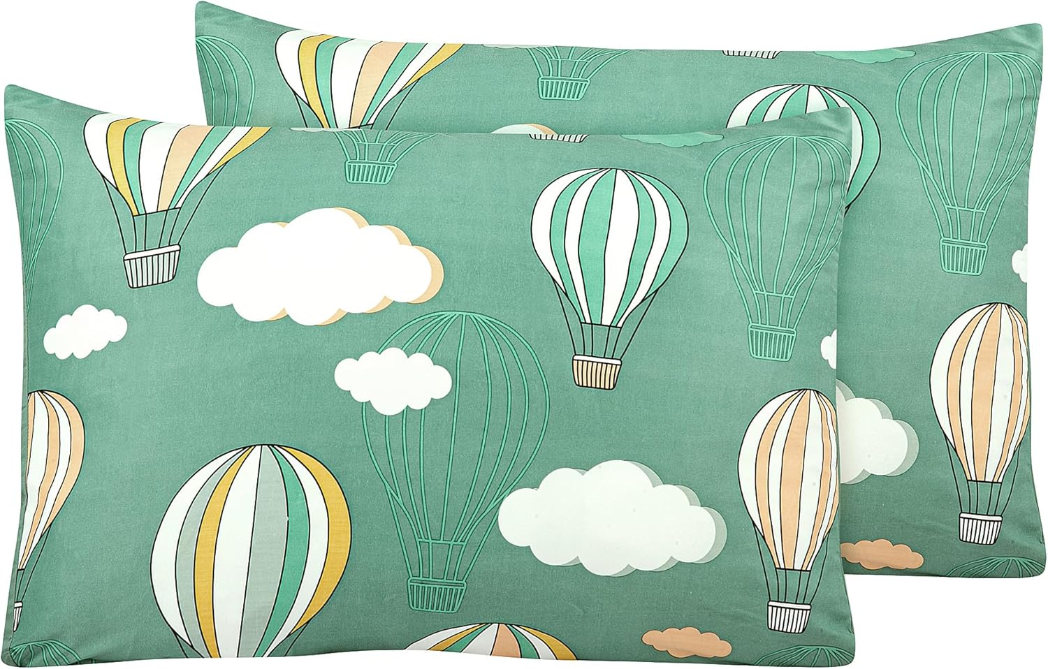 ROYALE LINENS BIAB Printed Bedding Set - 100% Microfiber Ultra-Soft 1 Comforter & 1 Standard Pillow Sham - Twin Size - Lightweight, Durable & Easy Care Bedding for All Seasons (Twin, Blue)