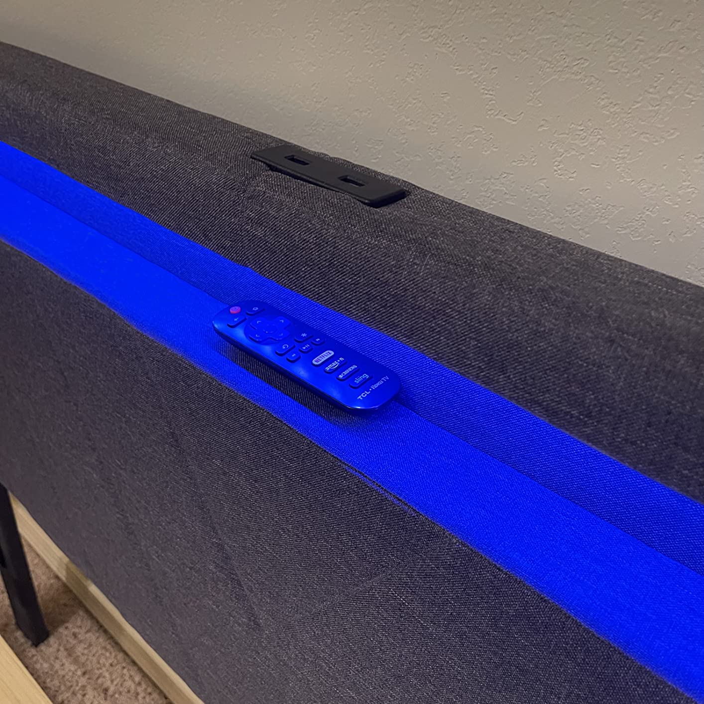 32/mo Finance ADORNEVE Queen Bed Frame with 4 Drawers, LED Bed Frame