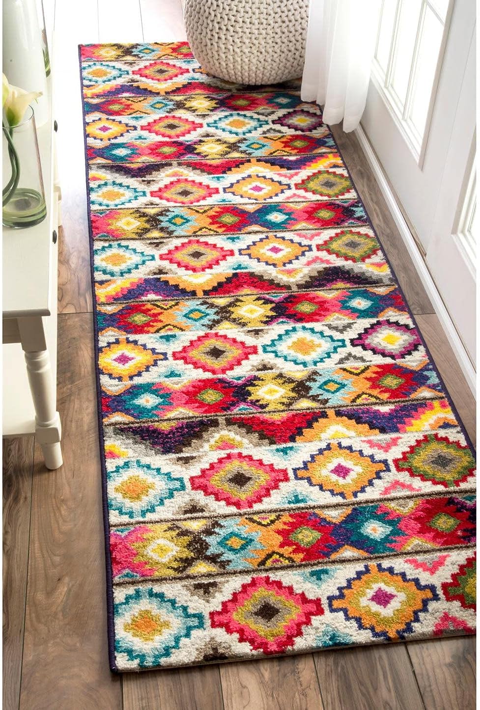 nuLOOM Ritzy Contemporary Retro Runner Rug, 2' 5" x 8', Multi