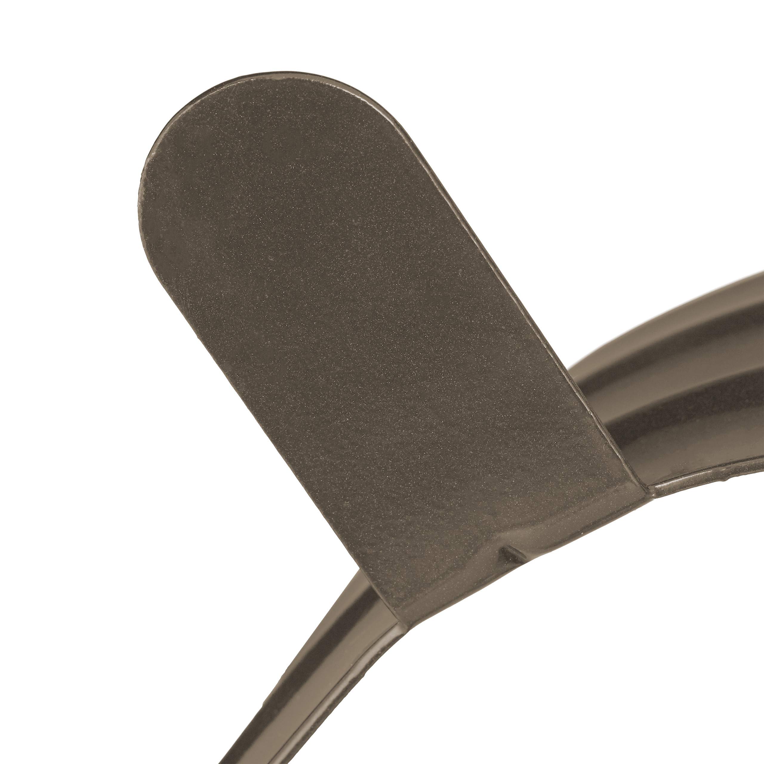 Relaxdays Porte-Tuyau d’arrosage avec Robinet, 2 adaptateurs 1/2" Inclus, Acier, Colonne d’Eau, 107,5 cm de Haut, Brun